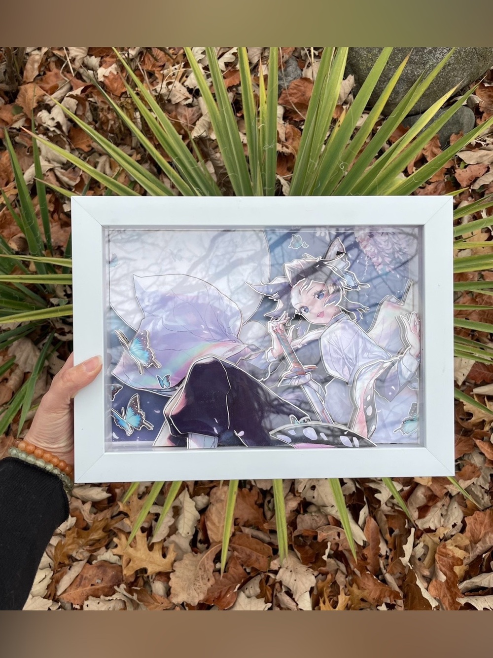 Framed Pastel Anime Art Print